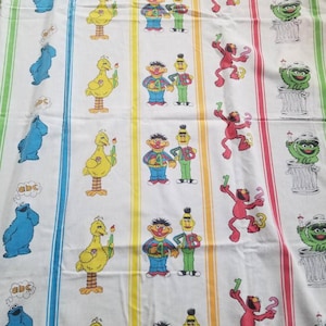 Vintage sesame street baby blanket new arrivals