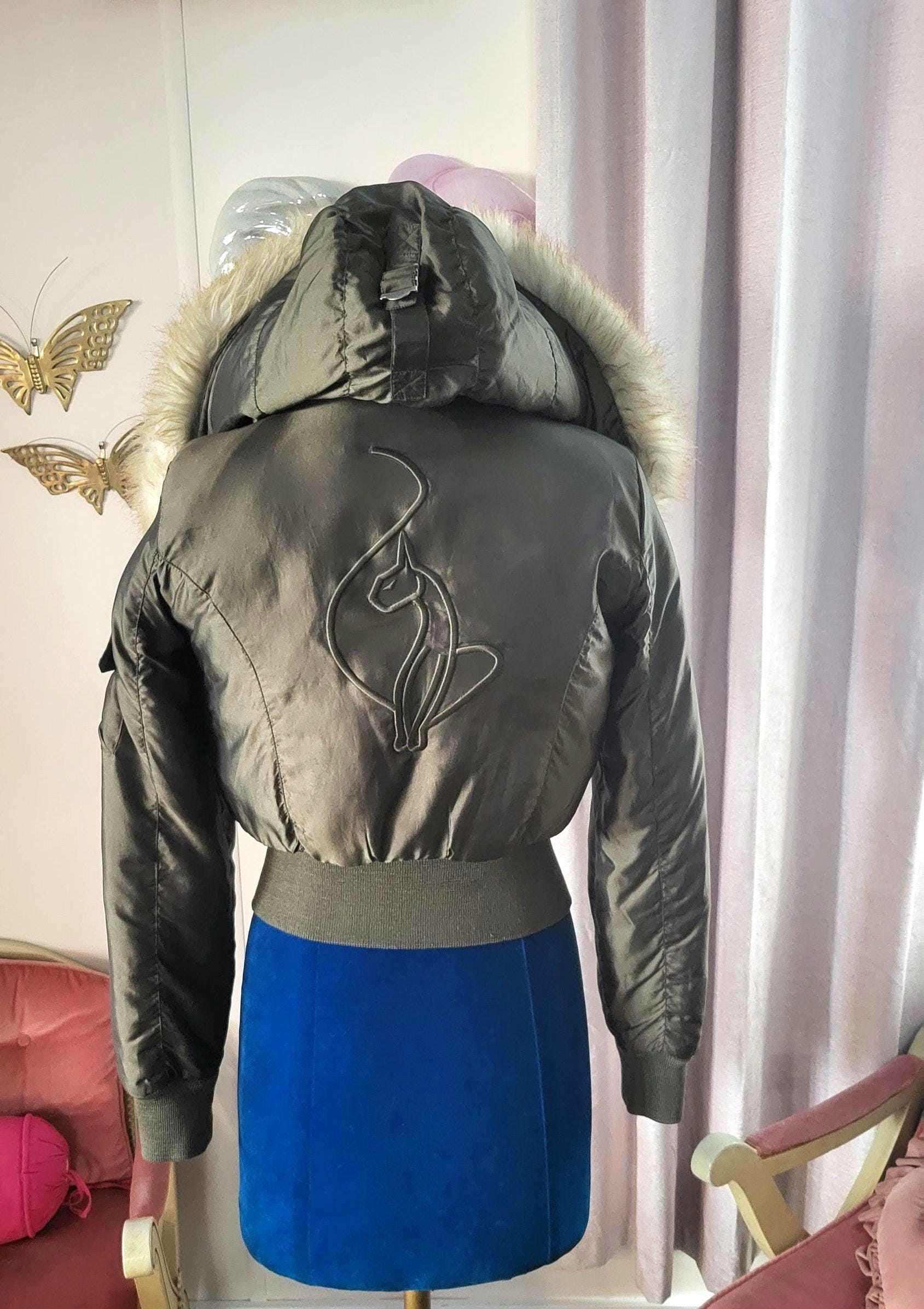 BABYPHAT オーバーサイズ フェイクファー フーデッド ボンバー