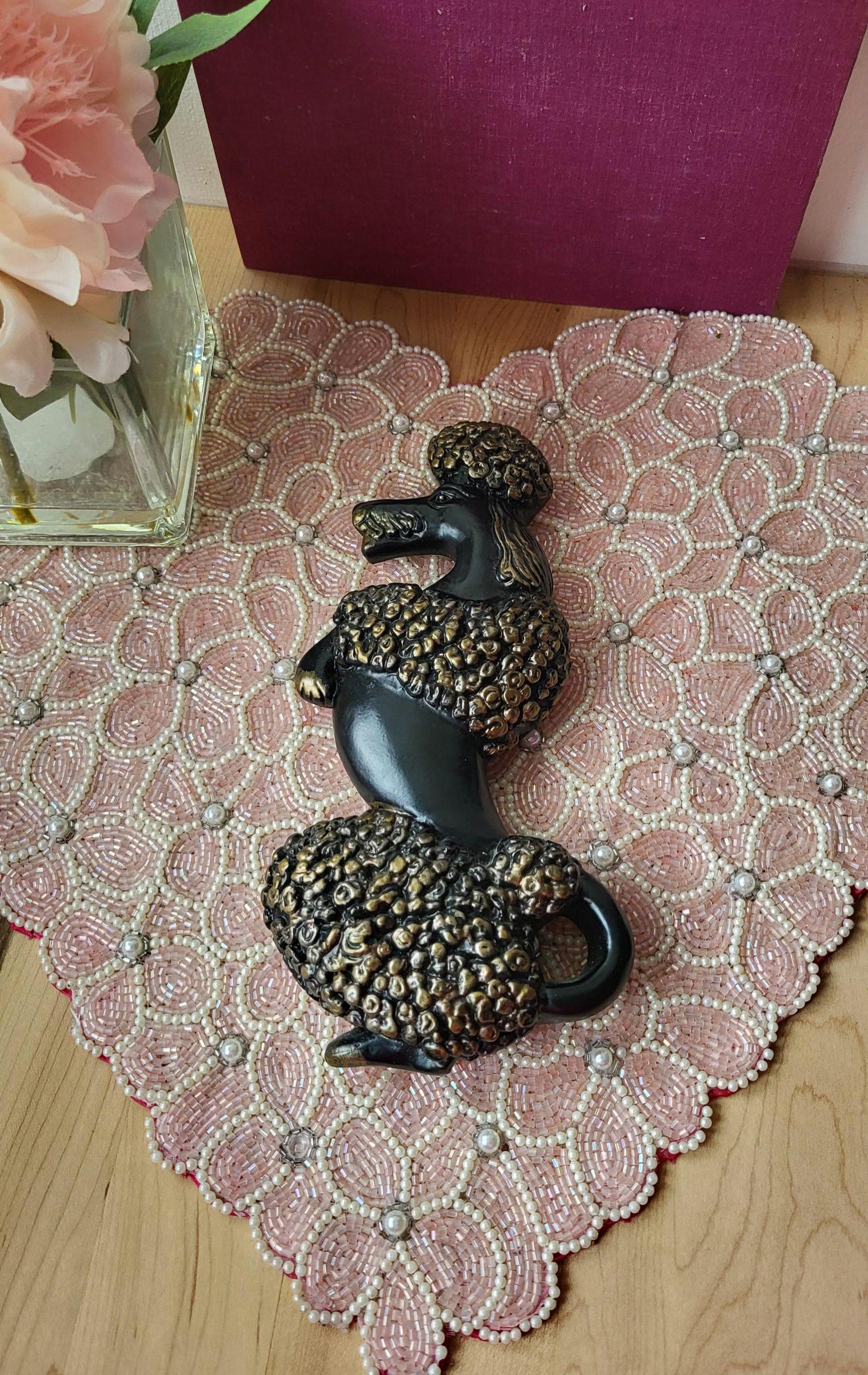 ◆Vintage 1950‘s Poodle wall hang✴︎壁掛けset Vintage Poodle Wall Hanging - Etsy
