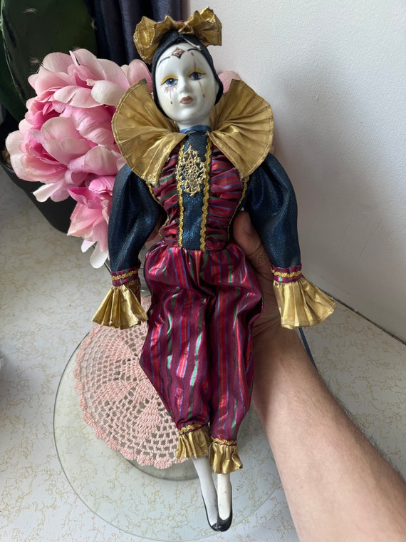 ピエロ ドイツ ハンドメイド 磁器 人形 限定品 【公式通販】