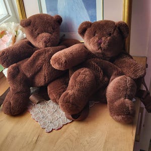 Vintage teddy bear backpack - Etsy 日本