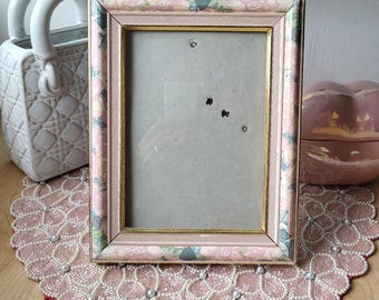 Vintage Y2K Silver Wire Picture Frame Metal & Jewelry