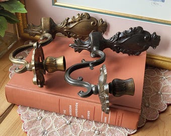Vintage CHOOSE Brass Wall Sconce Candle Holder Gold Tapered Candlestick Made in Italy Price FOR ONE