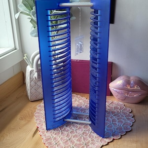 Vintage 1990s Atlantic (25) Compact Disc CD Plastic and Metal Organization Rack New with Attaches
