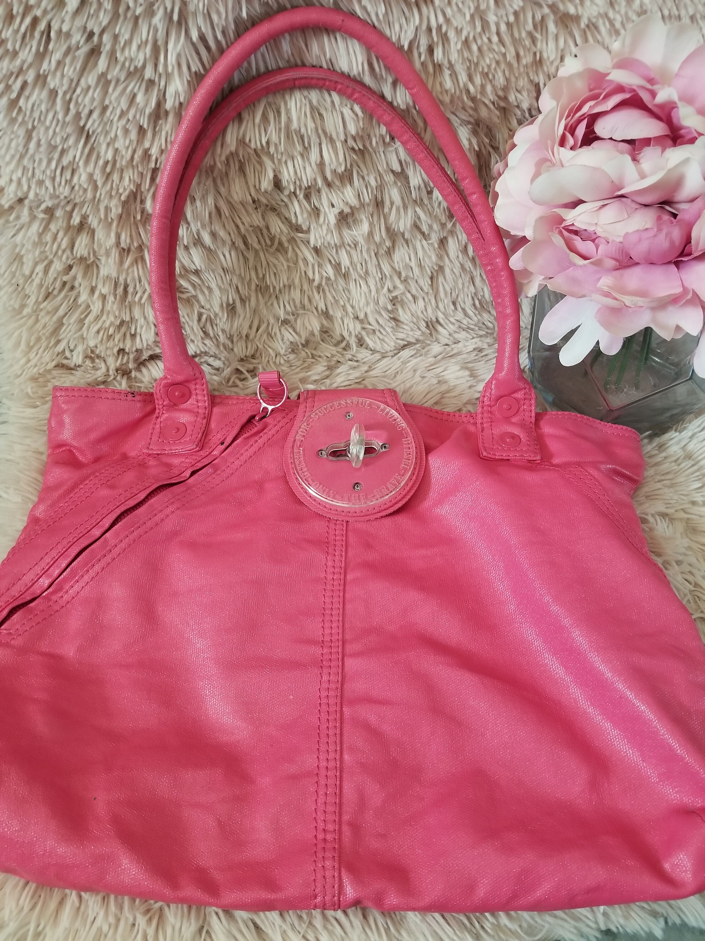 １着でも送料無料 diesel cowlether studs tote bag 00s y2k