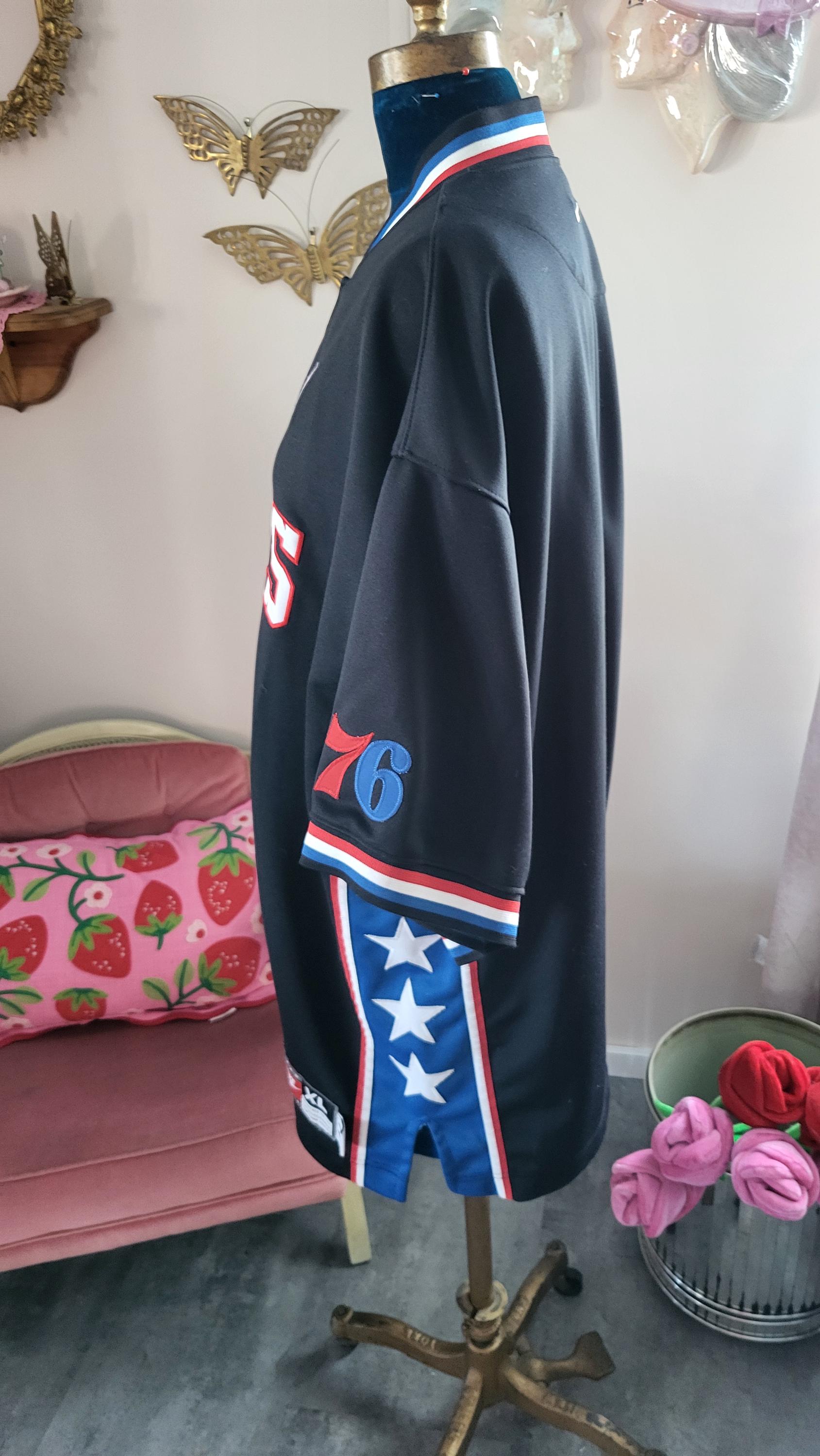 フィラデルフィア・シクサーズ 76ers スナップボタン ウォームアップ
