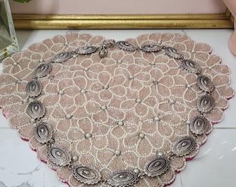 vintage Concho Belt Navajo Conch Ceinture en métal argenté de haute qualité des années 80