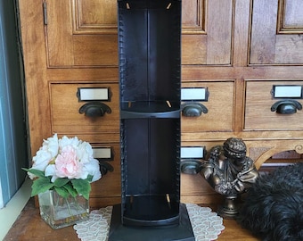 Vintage Metal CD Tower Rack Wall/table (35) Compact Disc CD Metal
