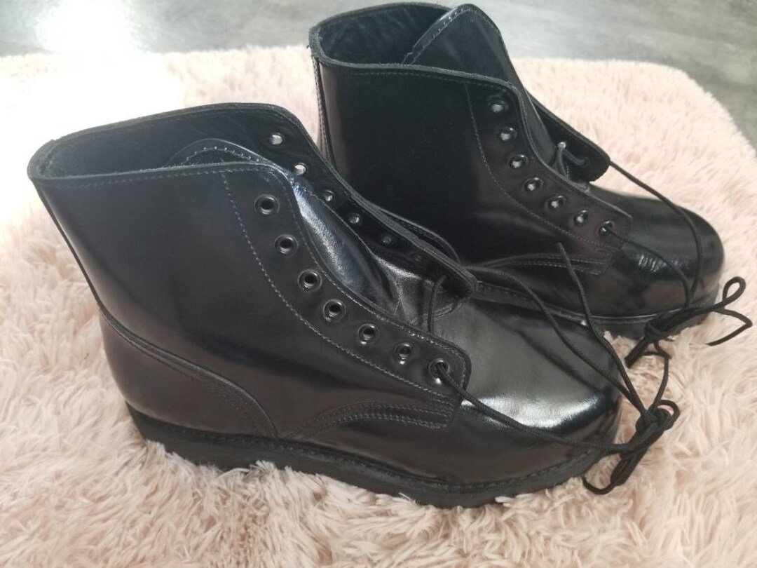 Bottes Mocassin Cuir Vibram Vintage - Taille 8 US (39 EU) - Marron Clair - Occasion