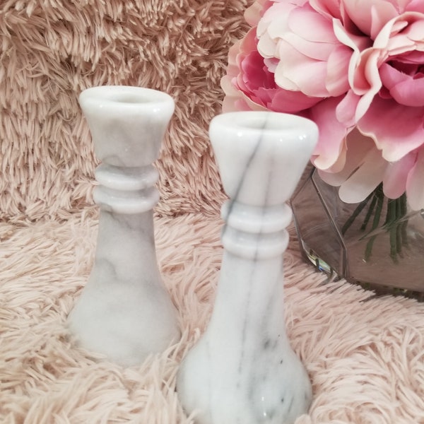 Marble Candle Holder Etsy