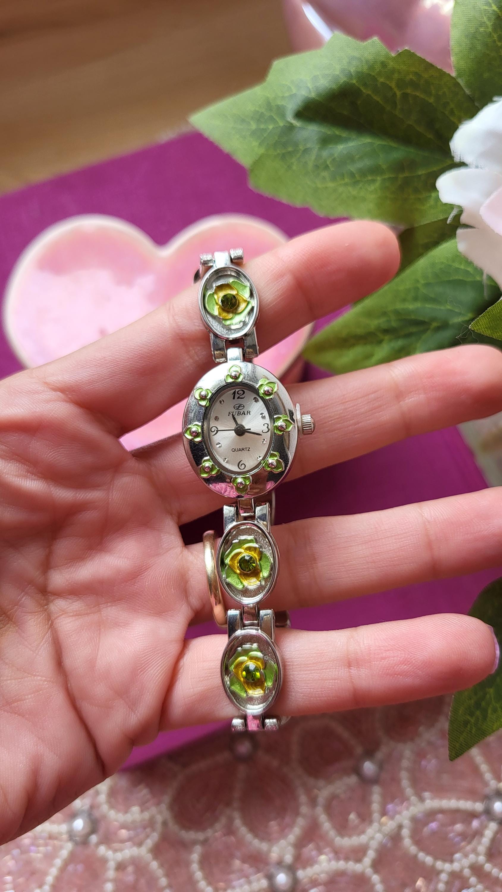 Fubar Vintage 90s 2000s Women\'s Watch EUC ANKRA- Tiny Vintage German Mechanical Wind up Women main image 4