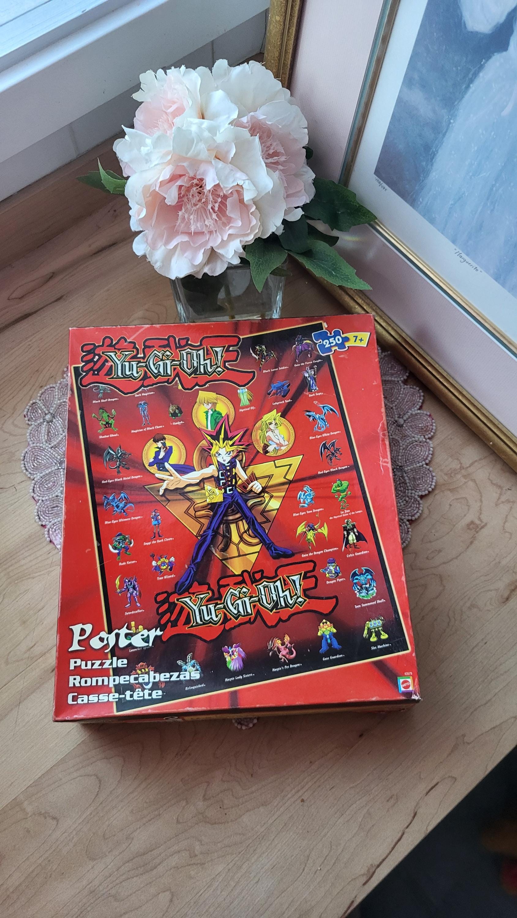 Vintage Yugioh Poster Puzzle Jigsaw 250 Piece 1996 Mattel Yu-gi-oh