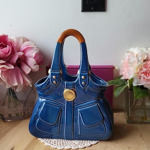 Vintage Y2K Ceramic Handbag Vase Jeans Imitation Heavy Vase