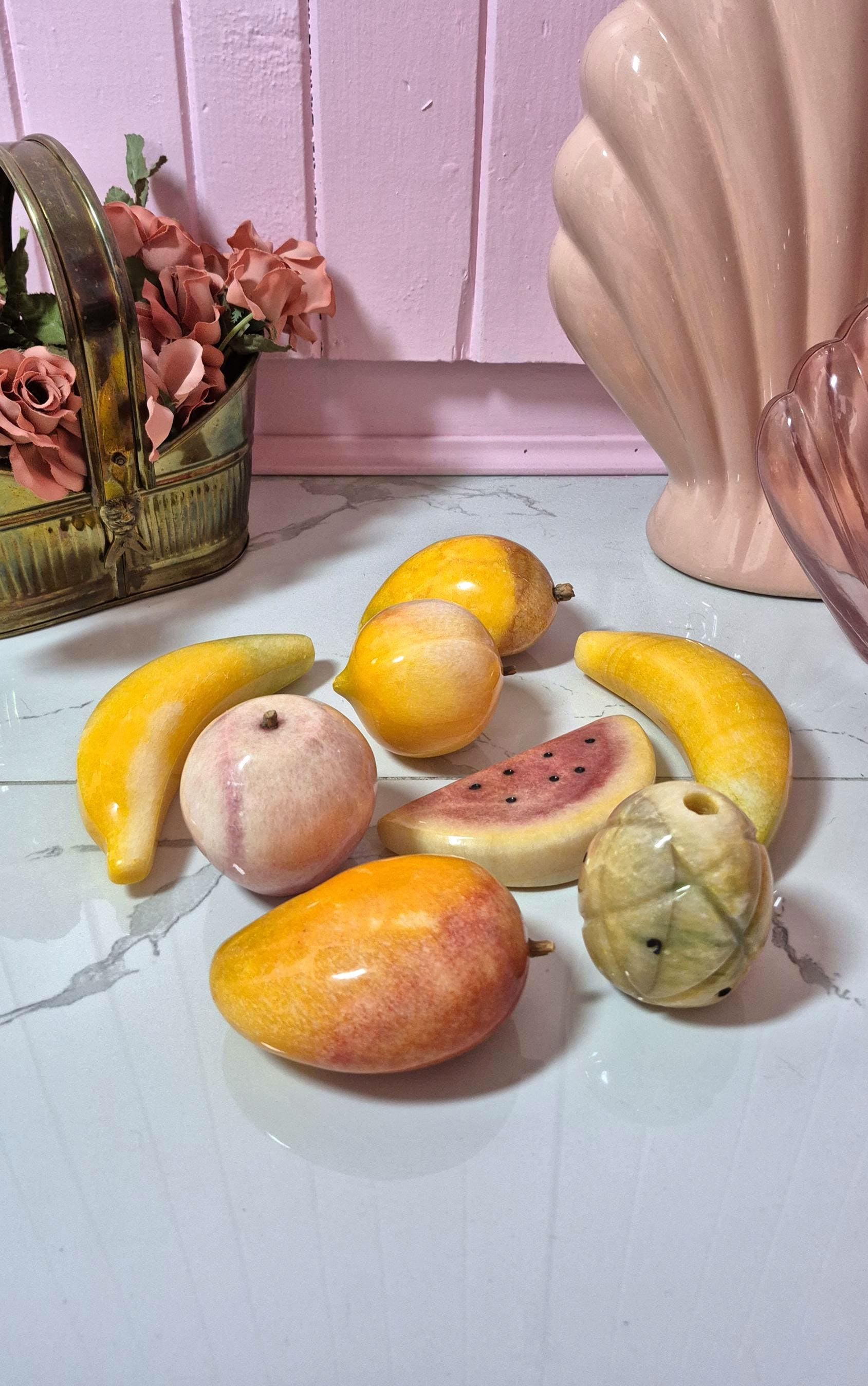 Alabaster fruit - Etsy 日本