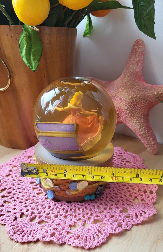 ヴィンテージ ディズニー シンデレラ スノードーム オルゴール