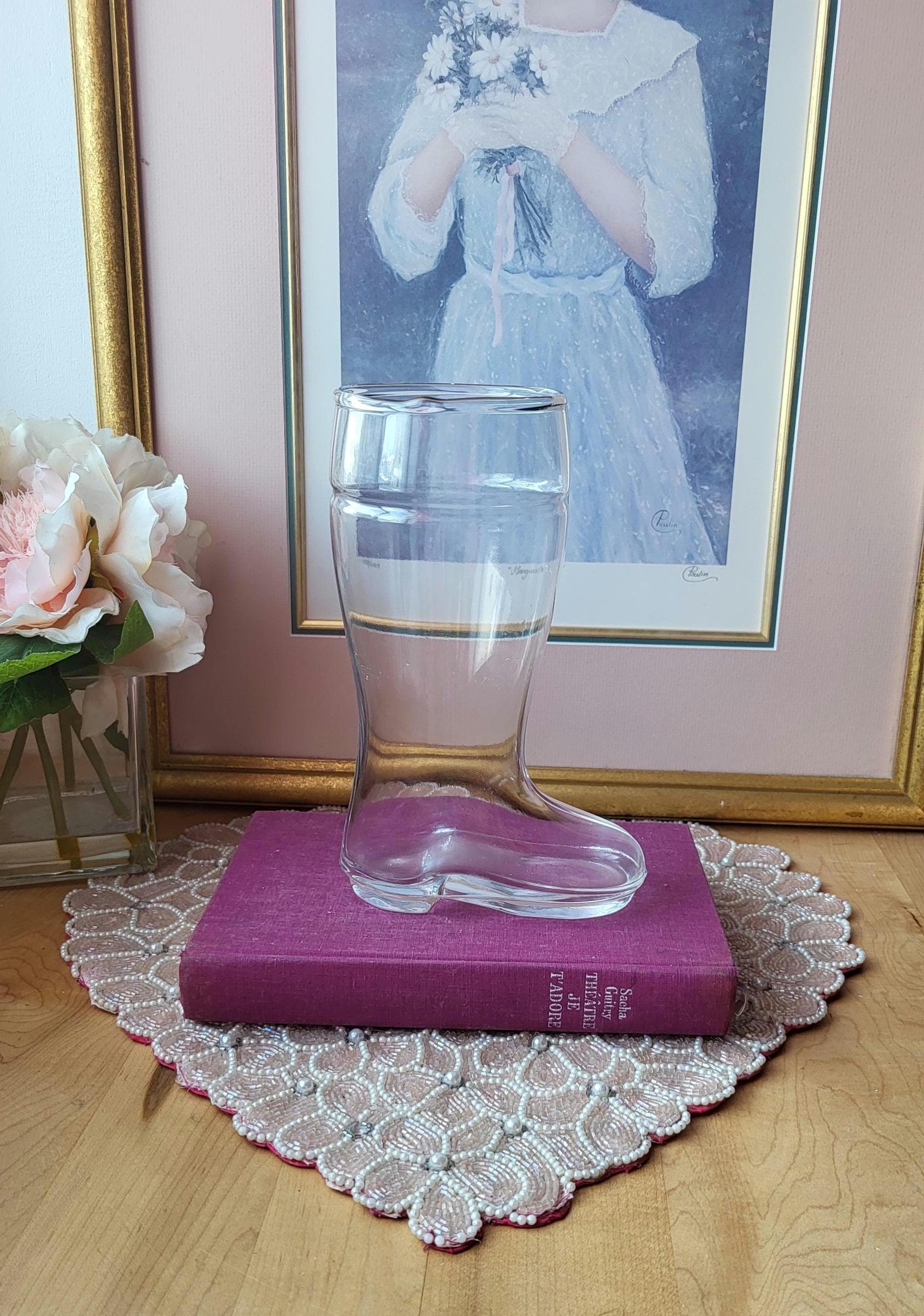 Glass boot vase - Etsy 日本