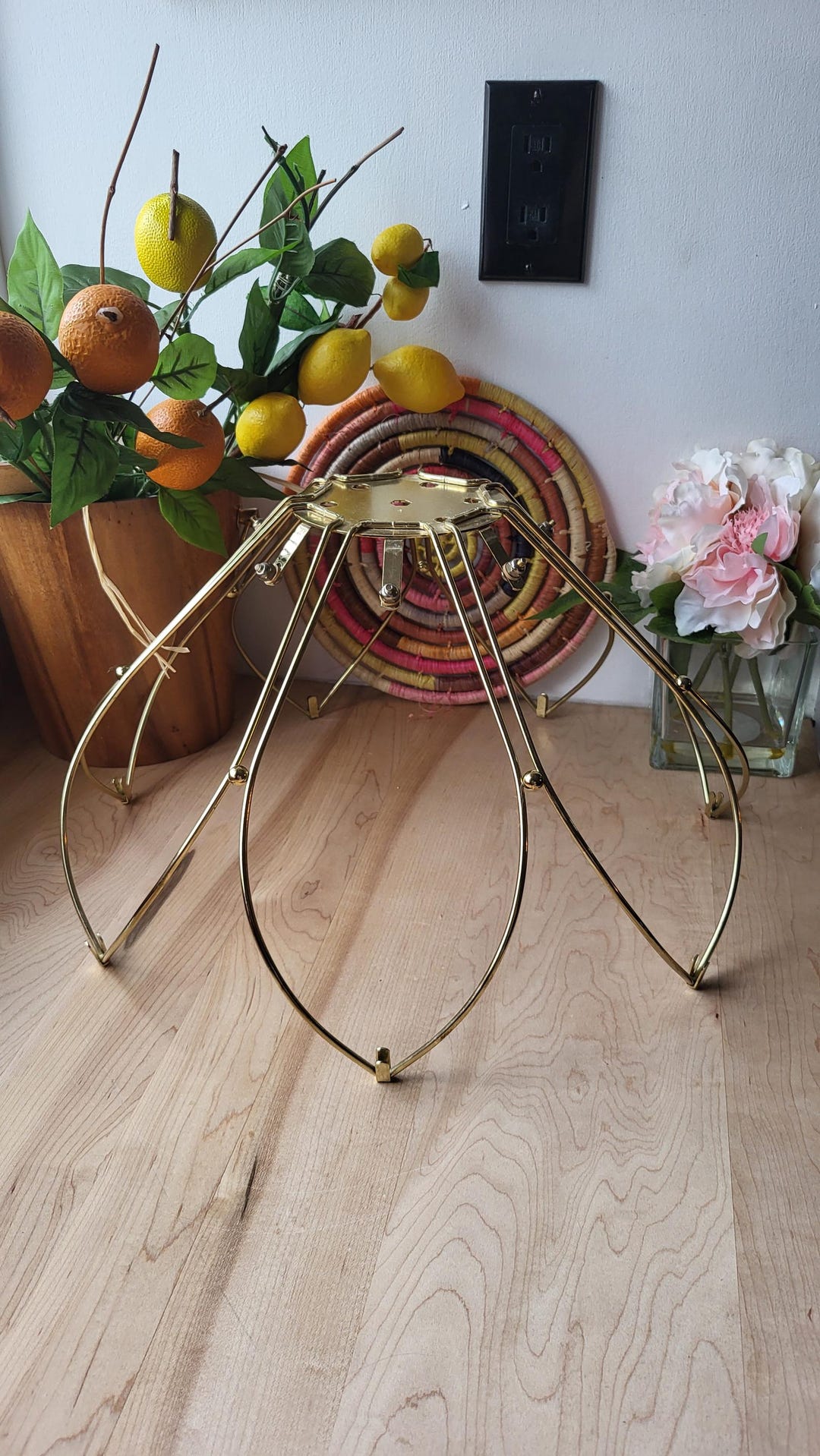 Vintage Metal Lamp Shade for Flower Lamp 7 Panels - Etsy
