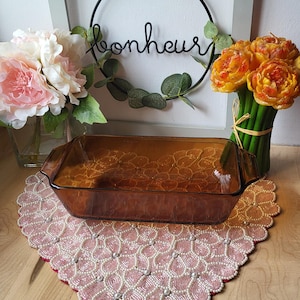 Vintage Anchor Hocking Amber Loaf Dish