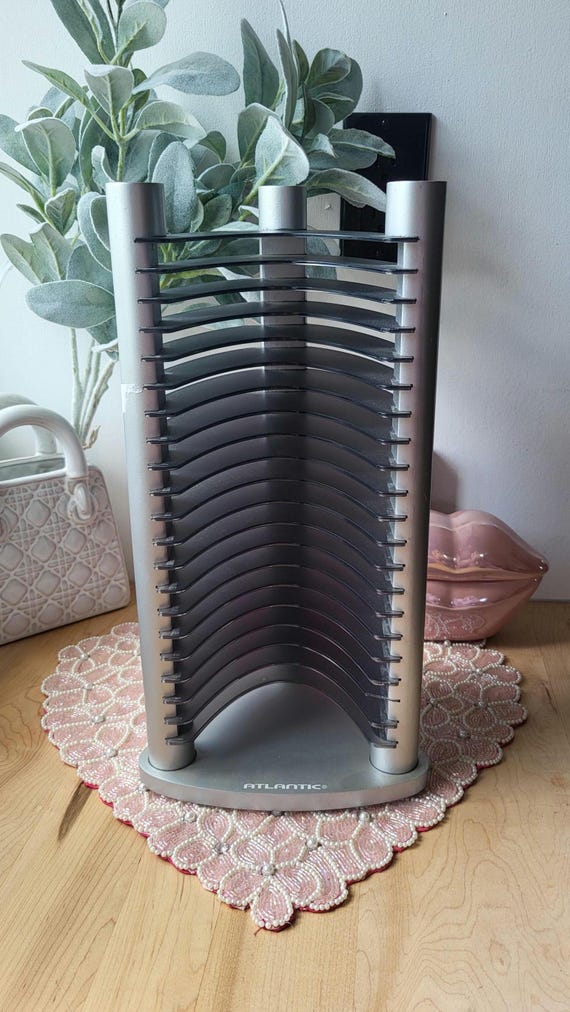 Vintage Atlantic CD Holder, CD Holder, Y2K Shelf, CD Column