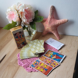 Jahrgang 1983 Le Tarot De Marseille Heraclio Fournier. Made in Spain 78 Karten. Originale Schachtel. Tarrot Karten.