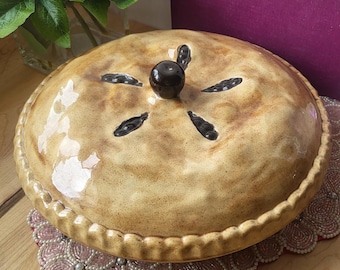 vintage Cherry Pie Keeper vintage Céramique Cherry Pie Holder vintage Pie Carrier vintage Pie Dish vintage Cherry Pie Plate vintage Pie Pan