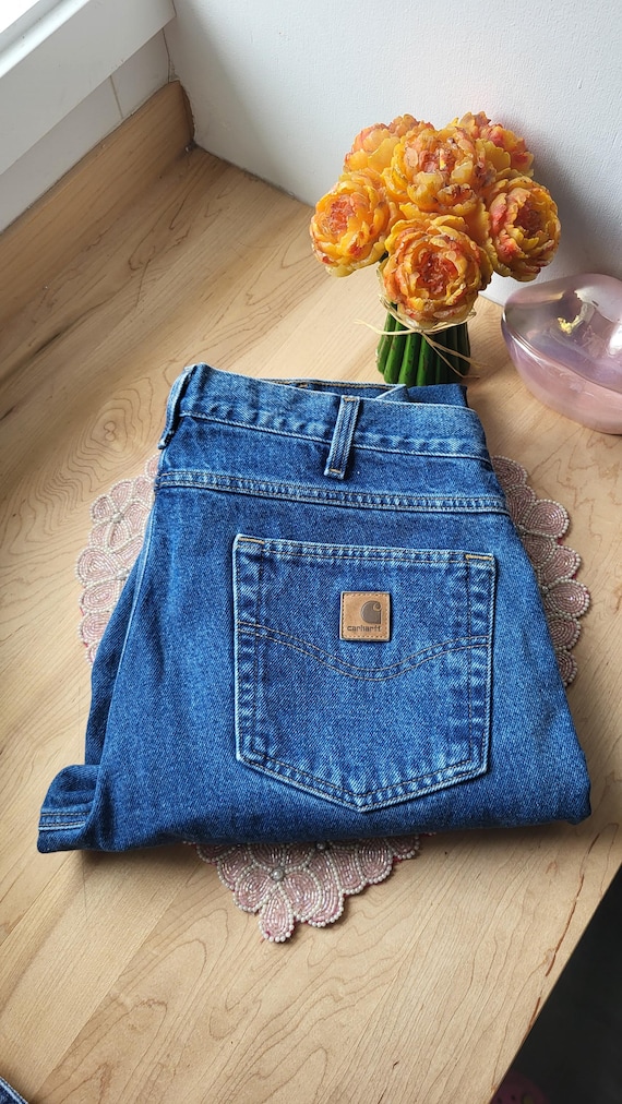 90〜00s Carhartt painter denim pants Vintage Carhartt Denim Carpenter Pants 40