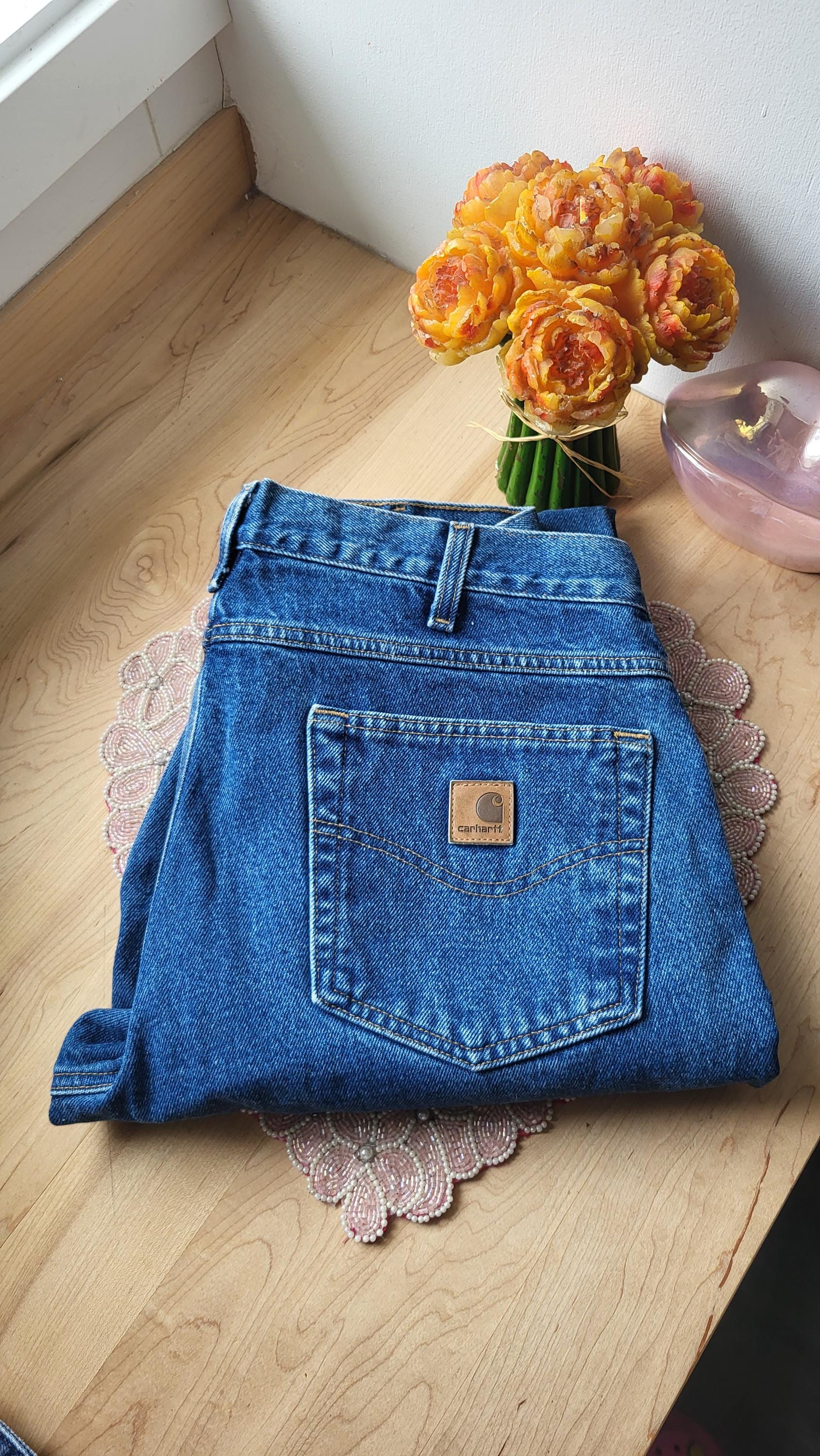90〜00s Carhartt painter denim pants Vintage 90s Carhartt Denim Jeans Size 38 X 36 / Carpenter