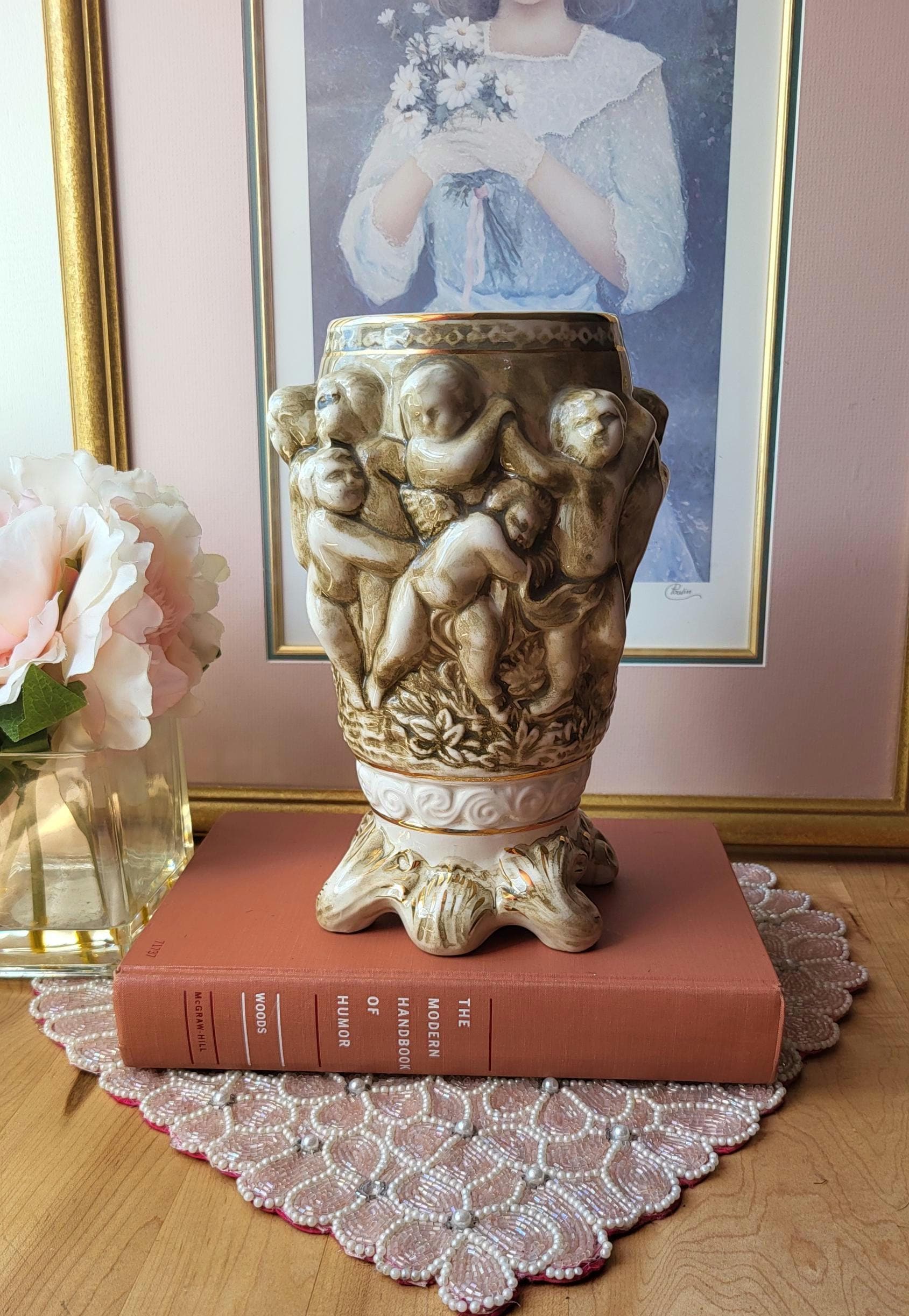 天使 CAPODIMONTE カポディモンテ イタリア 陶器 インテリア 飾り