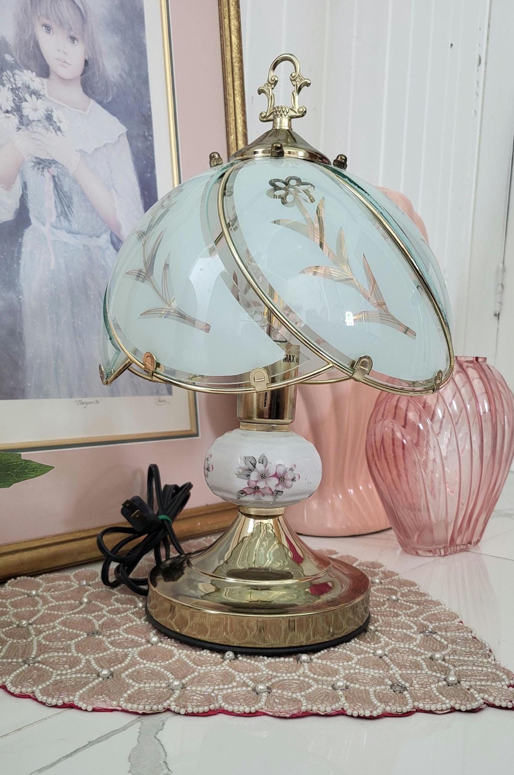 Hollywood studio LIGHT 卓上ライト　アメリカ　1980？ Beautiful Vintage Hollywood Regency Style Tabletop Lamp 1980s