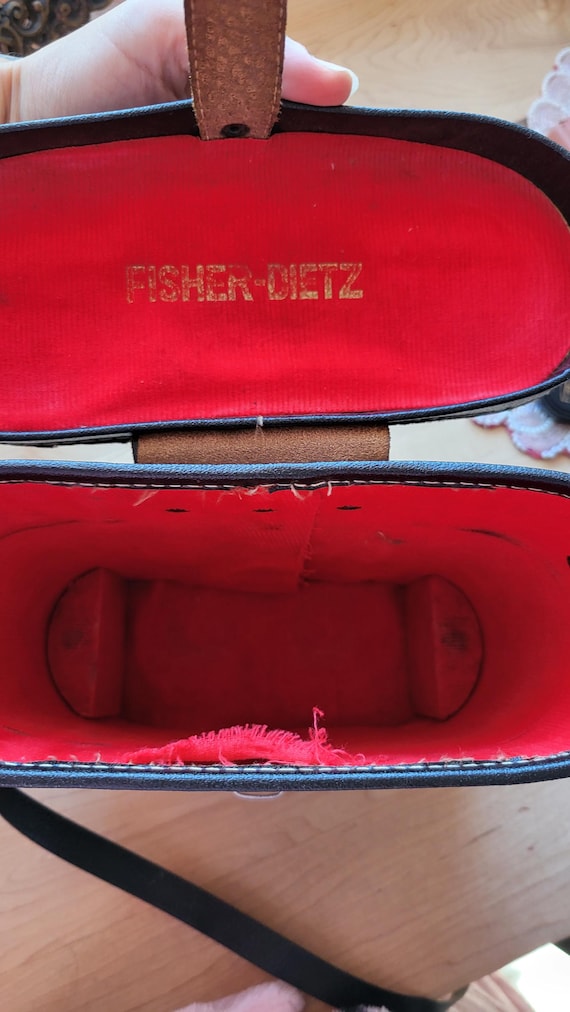 Vintage Fisher-dietz 7x50 ZIF Binoculars 372 Feet at 1000 Yards