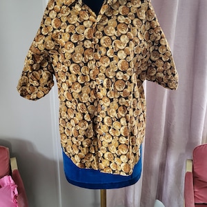 Vintage RARE 90's Virgin Key West Celestial Sun & Moon Zodiac Shirt Size L.