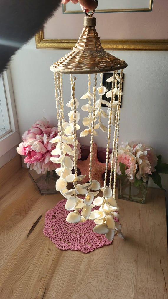 carillon a vent coquillages decoration suspendue ib laursen