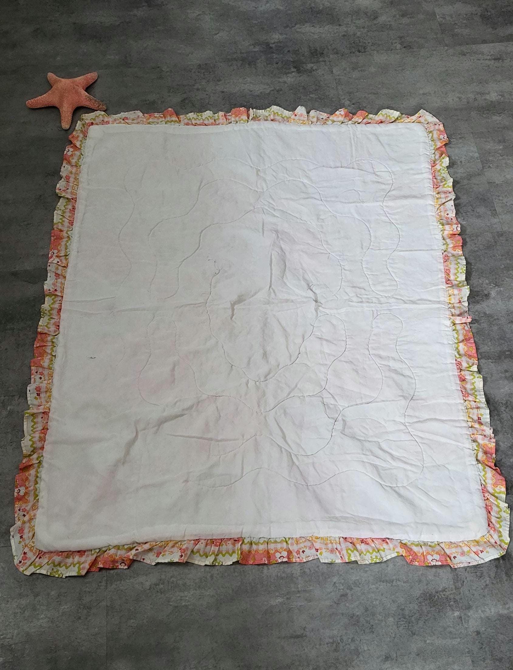 Kitsch Baby Vintage 60's Kitsch Pink Baby Blanket. Little Girl and Boys Design ...