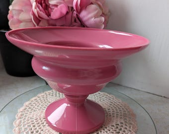 Vintage 1980s Haeger Pedestal Planter in Mauve Vintage 1980s Haeger Pedestal Planter in Mauve