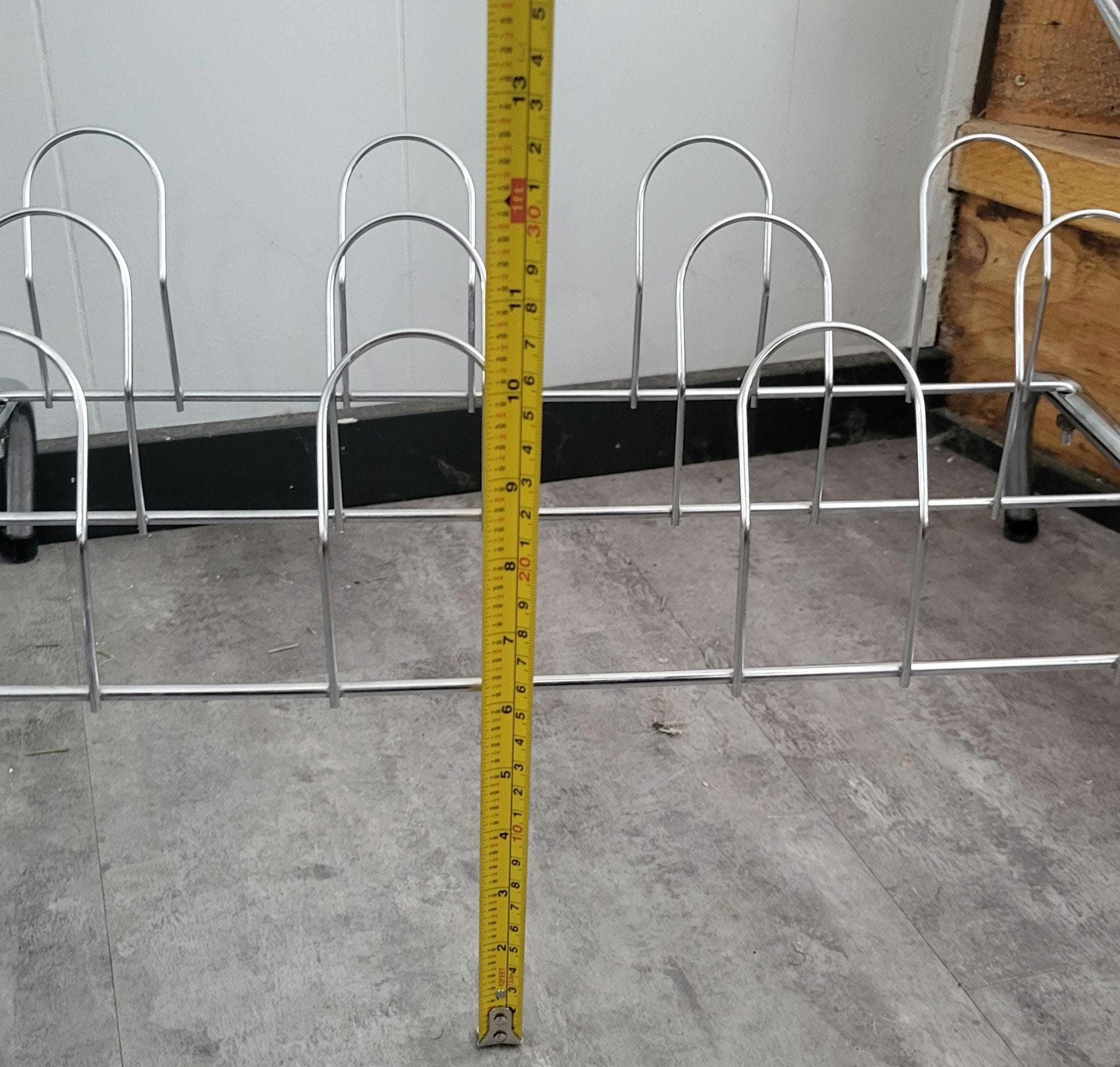 Show Rack Mcm Design MCM Atomic Chrome Shoe Rack, Vintage Metal 6 Pair Shoes Rack. - Etsy
