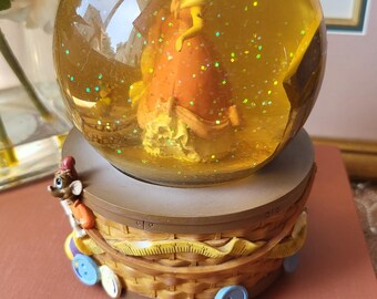 ヴィンテージ ディズニー シンデレラ スノードーム オルゴール