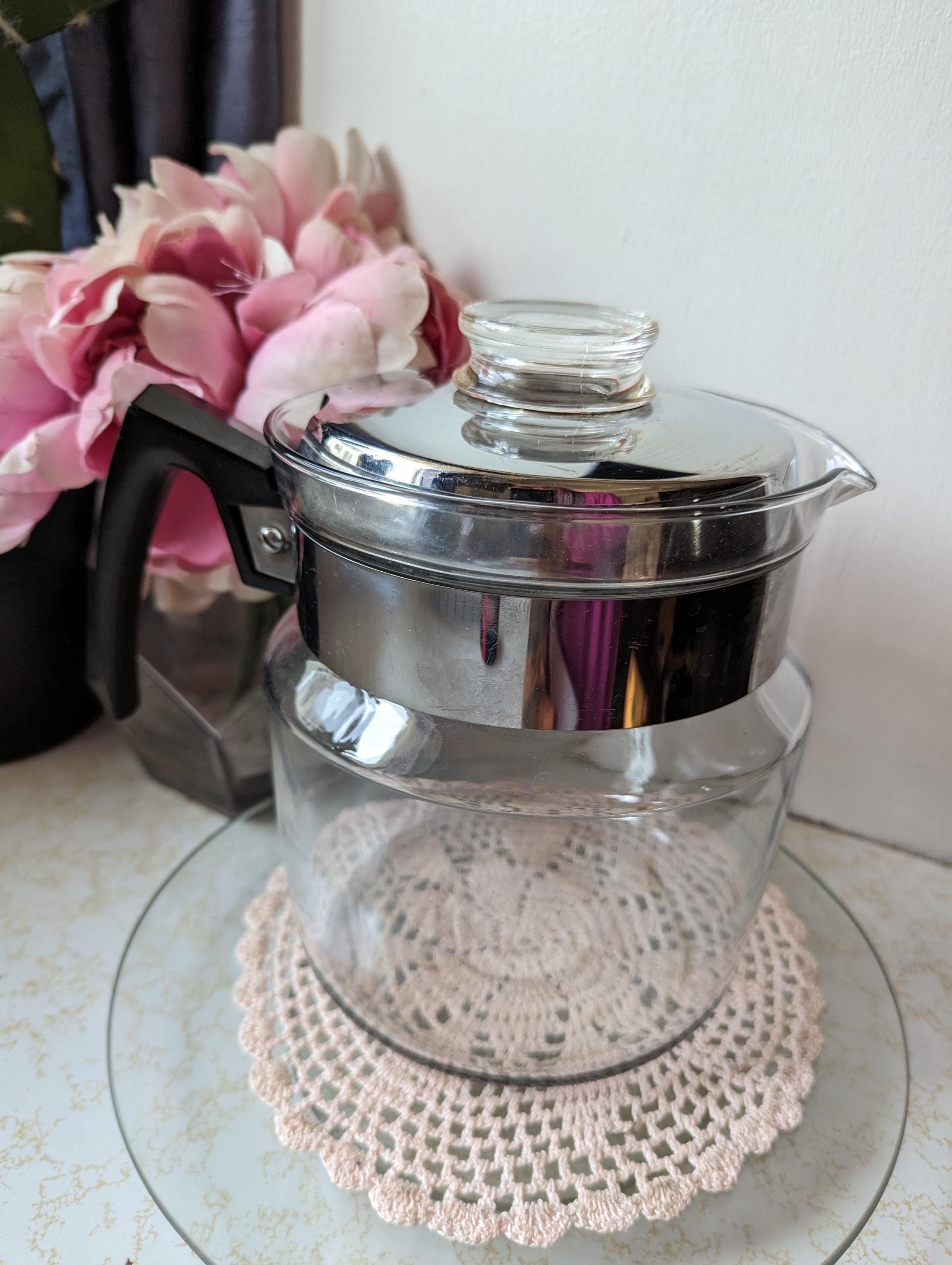 Vintage Pyrex Coffee Pots Vintage Pyrex Coffee Pot