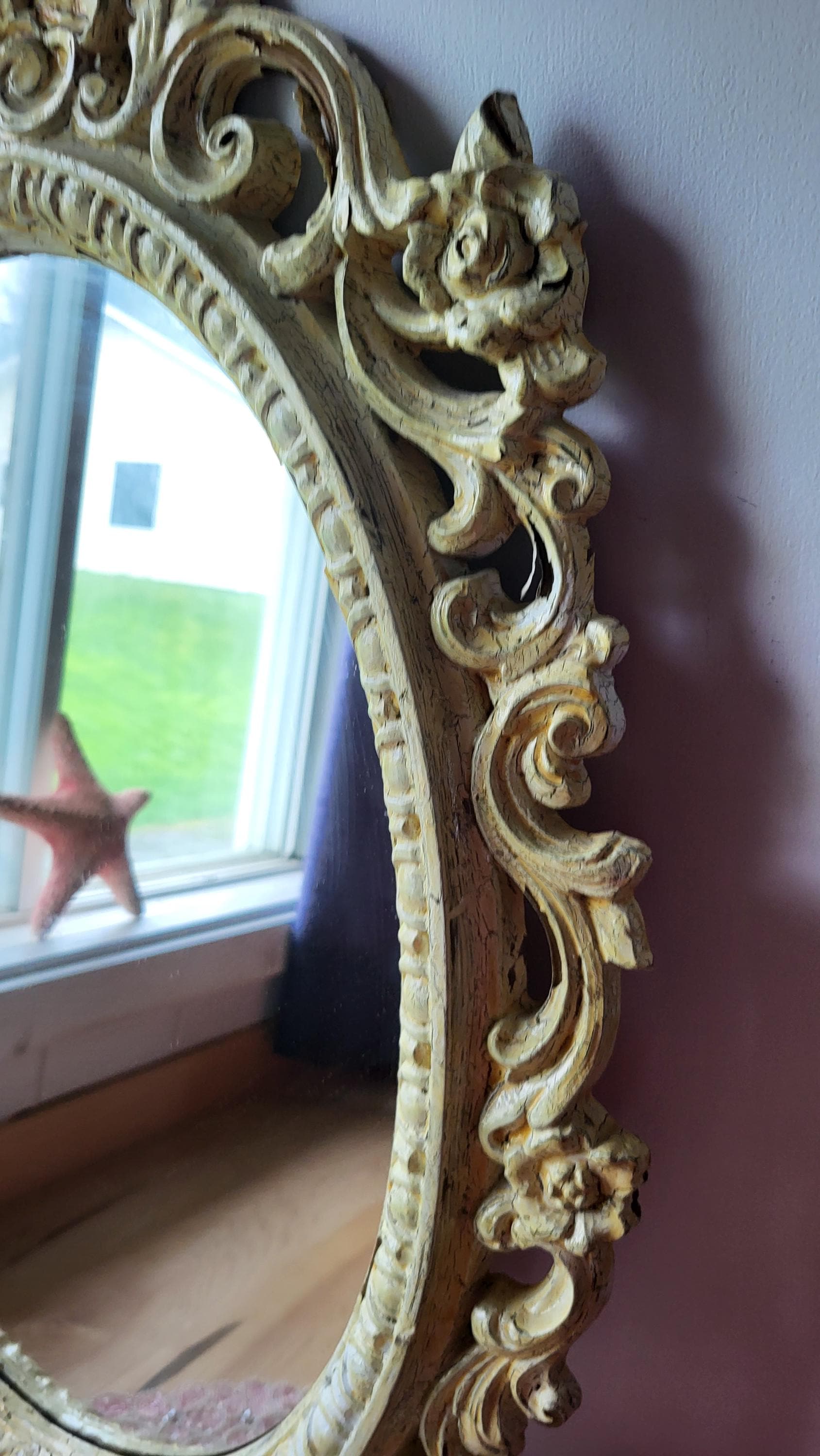 Vintage Windsor Art Products Mid Century American Ornate Mirror