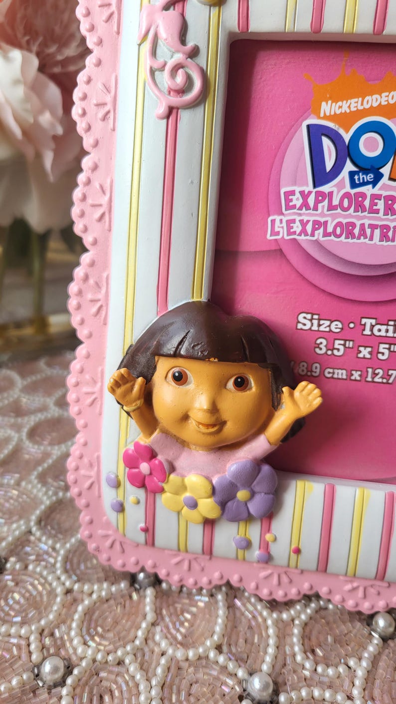 Vintage Dora the Explorer Pink Frame - Etsy