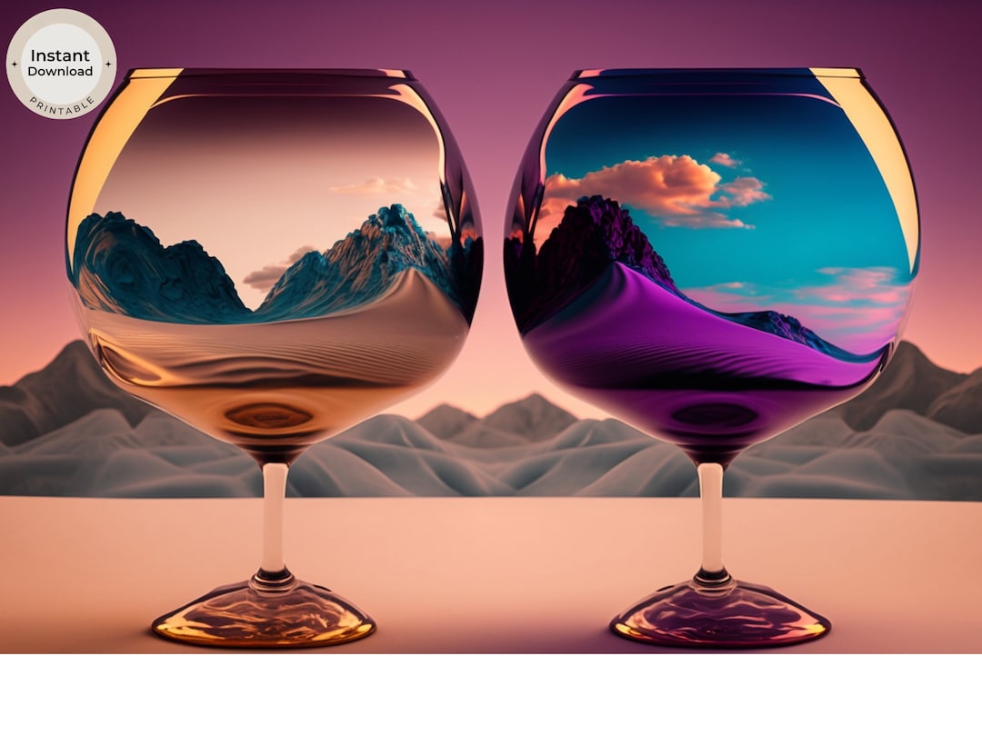 Winescapes Printable Wine Wall Art Wine Art Wine Print Wine Art Print