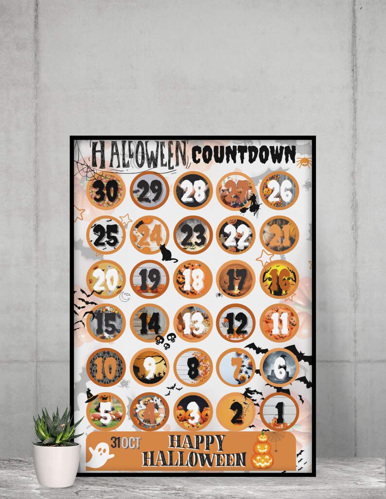 Halloween Countdown Calendar Printable - Il 794xN.4155570606 Fl3i 