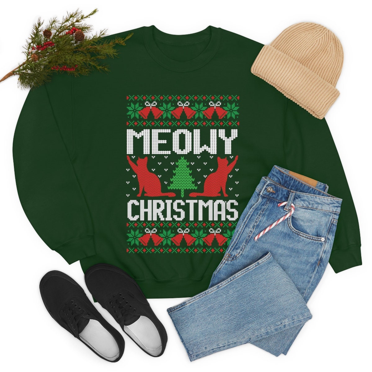 Plus Size Christmas Sweater - Etsy