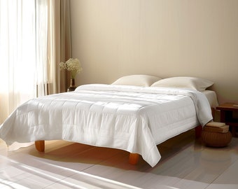 myComforter - light, Three-season, 100% natural, washable wool-filled comforter.
