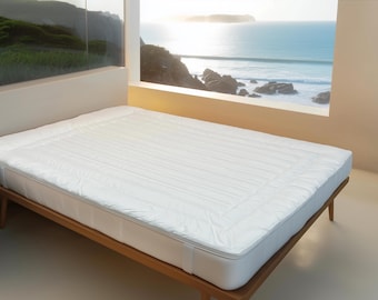 myPad®, 100% natural washable wool filled mattress pad, 0.5in