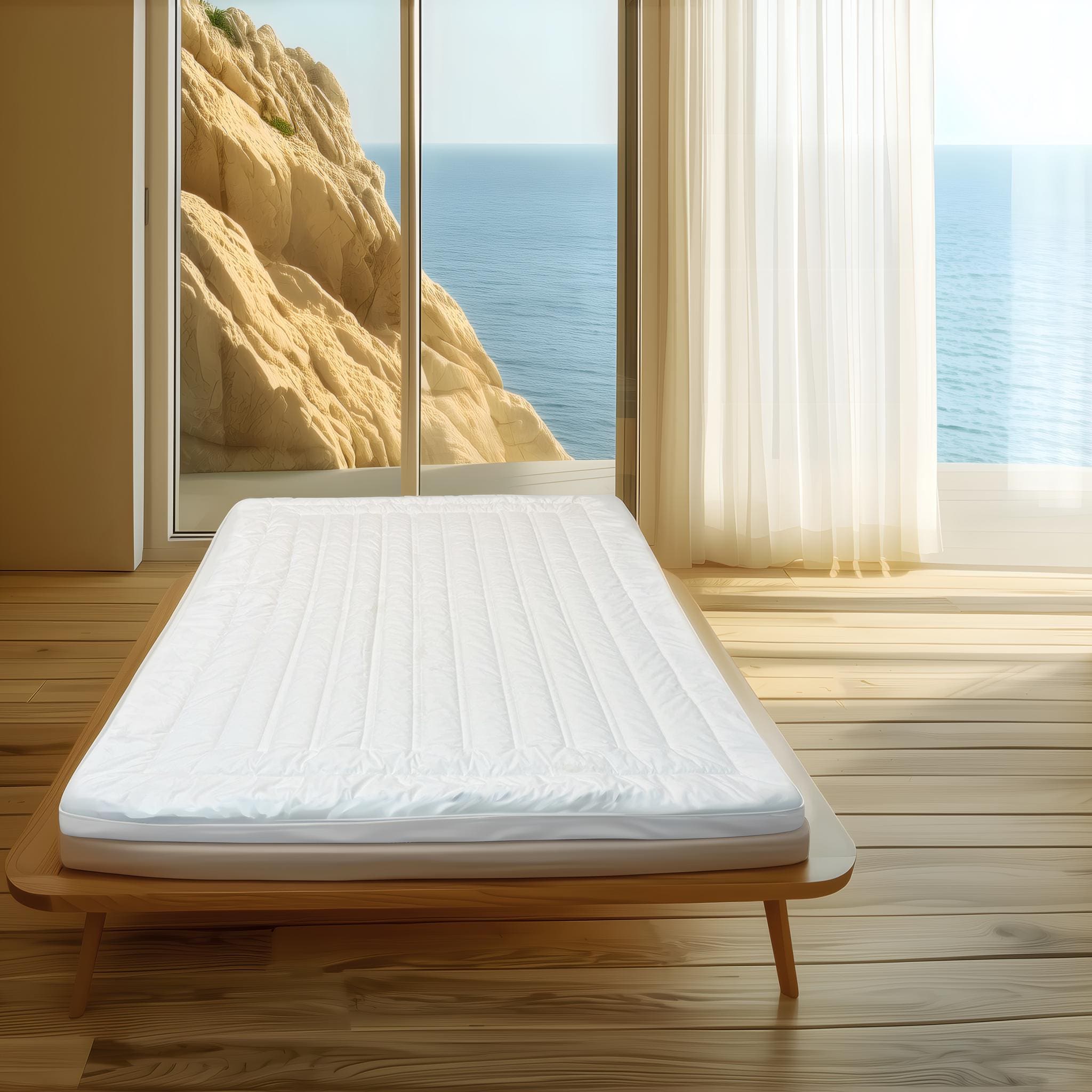 myTopper®, 100% Washable Wool Mattress Topper, 1.5in