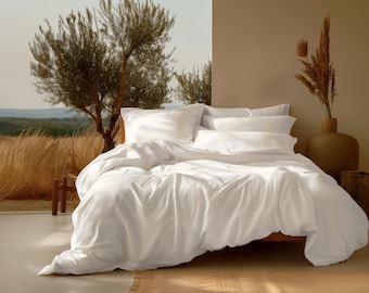 Organic Cotton Sateen Sheet Set
