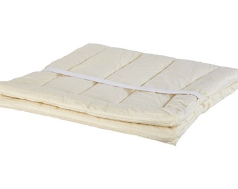 myPad®, 100% natuurlijk wasbare wol gevulde matras pad, 0.5in