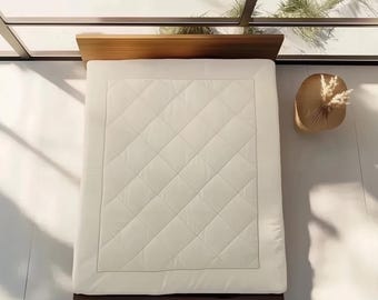 myDual Pad®, 100% Washable and Reversible Wool Mattress Pad, 1in