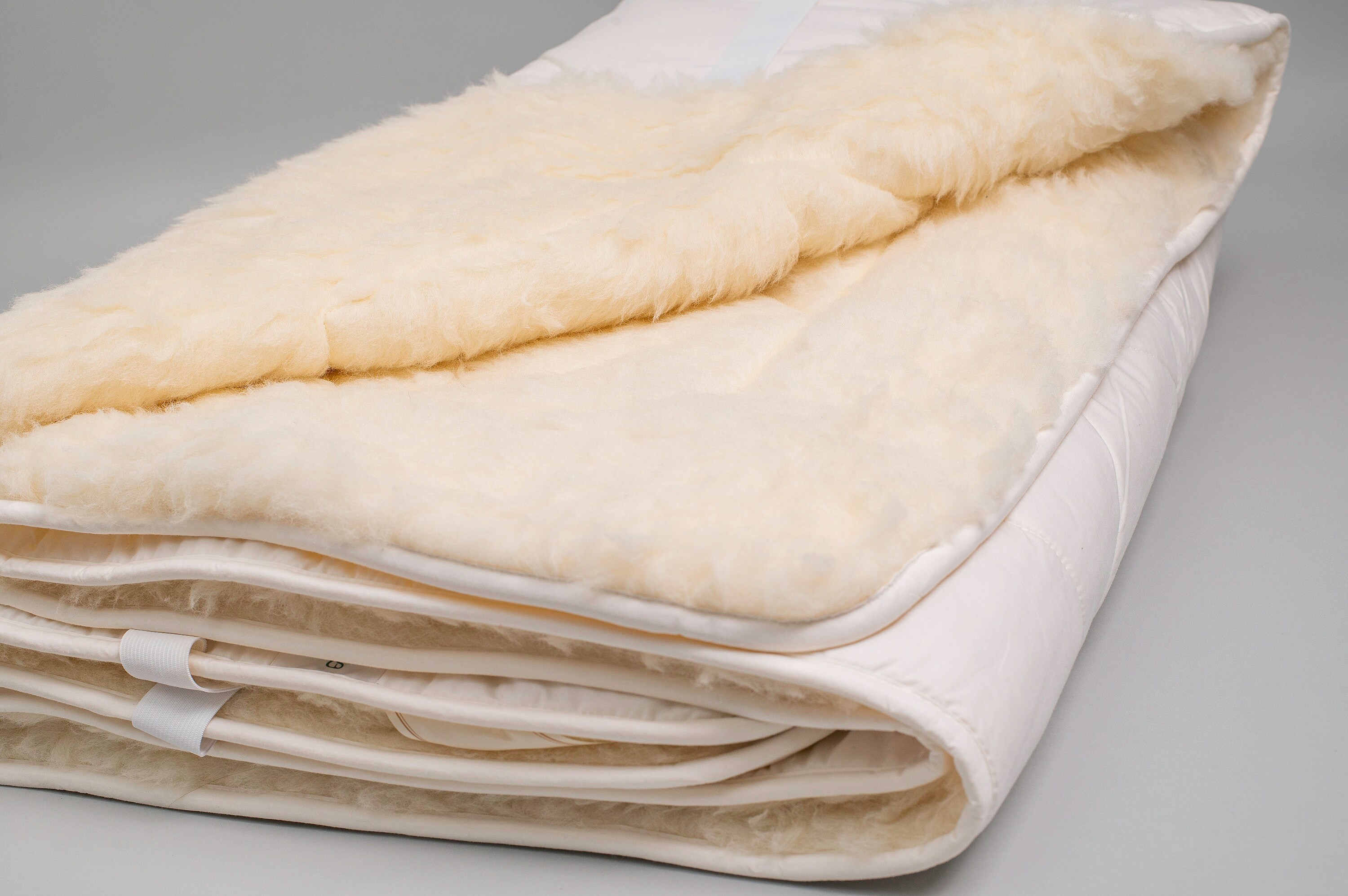 Sleep & Beyond myDual 100% Washable and Reversible Wool Mattress Pad, Crib