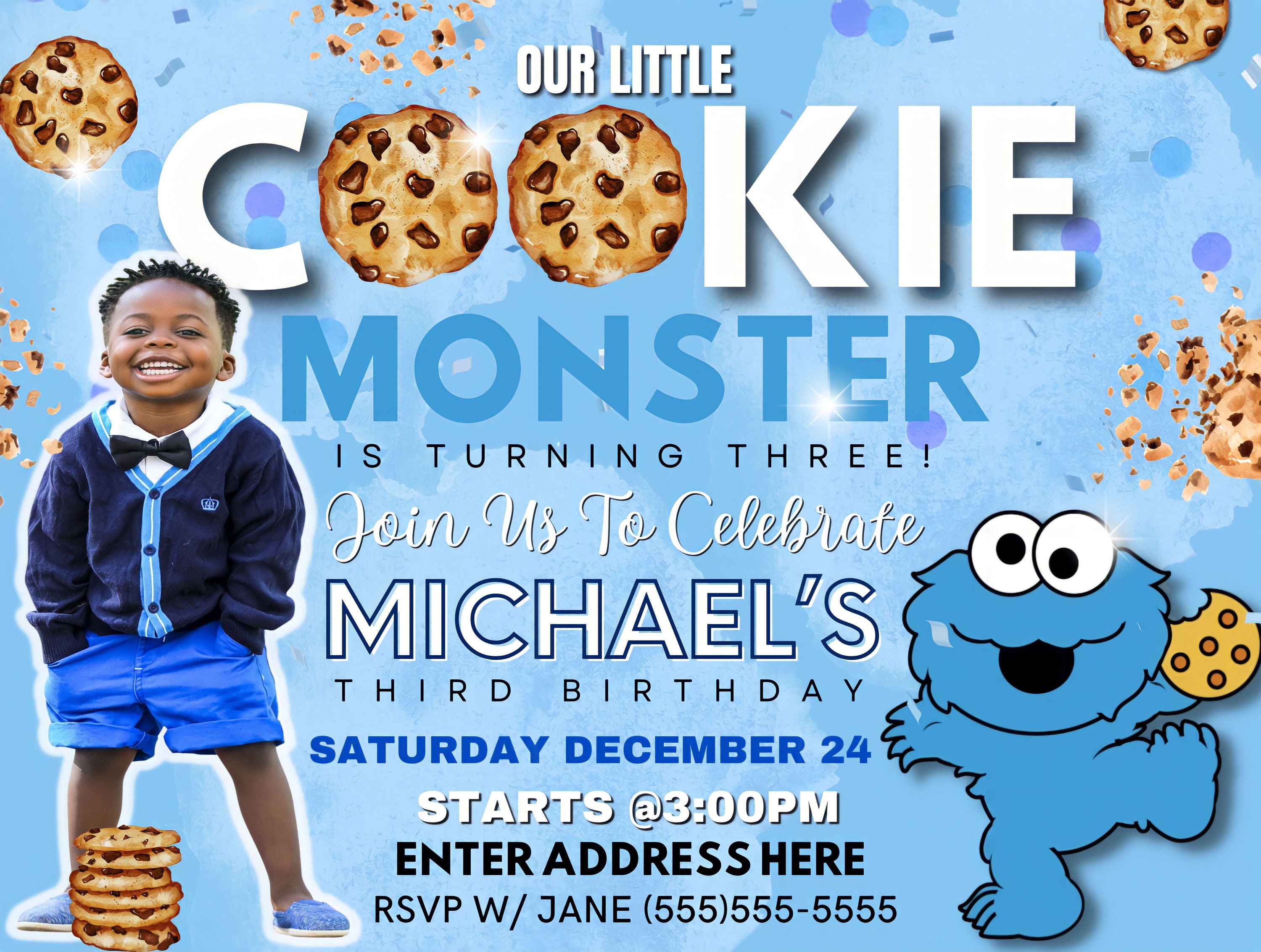 Cookie Monster Template Cookie Monster Template